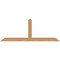 Ekena Millwork Portland Smooth Timber Gable Bracket, Western Red Cedar, 60"W x 22"H x 1 1/2"D x 3 1/2"F, 9/12 Pitch GBW060X22X0204POR00SWR - alternate 1